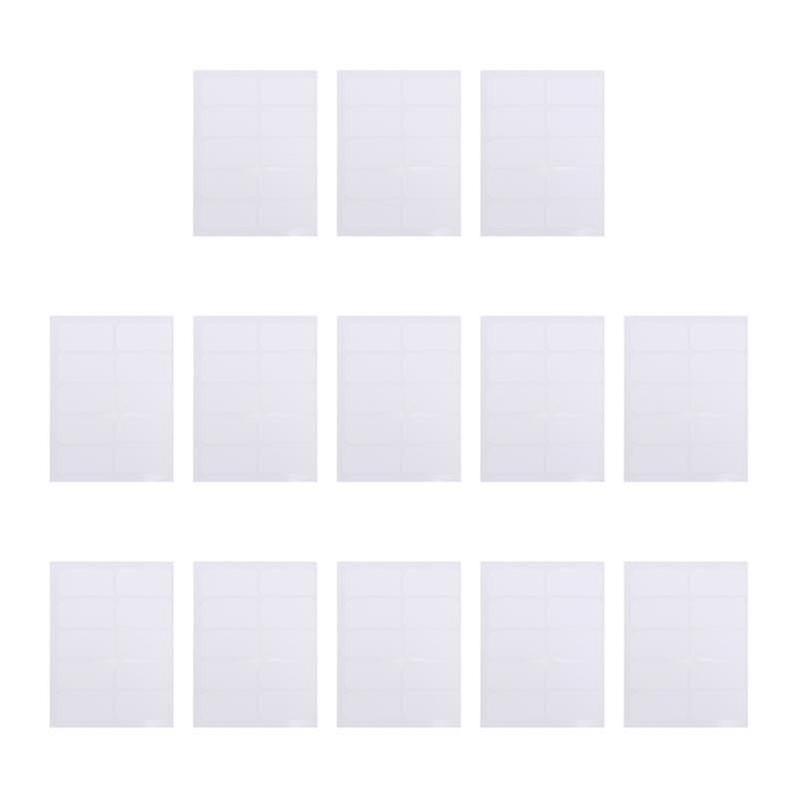 10 Sets Self Adhesive Name Tags Fefrigerator Stickers Cleanable Fridge Notepads