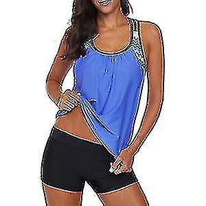 Womens Blouson Striped Printed Strappy T-back Push Up