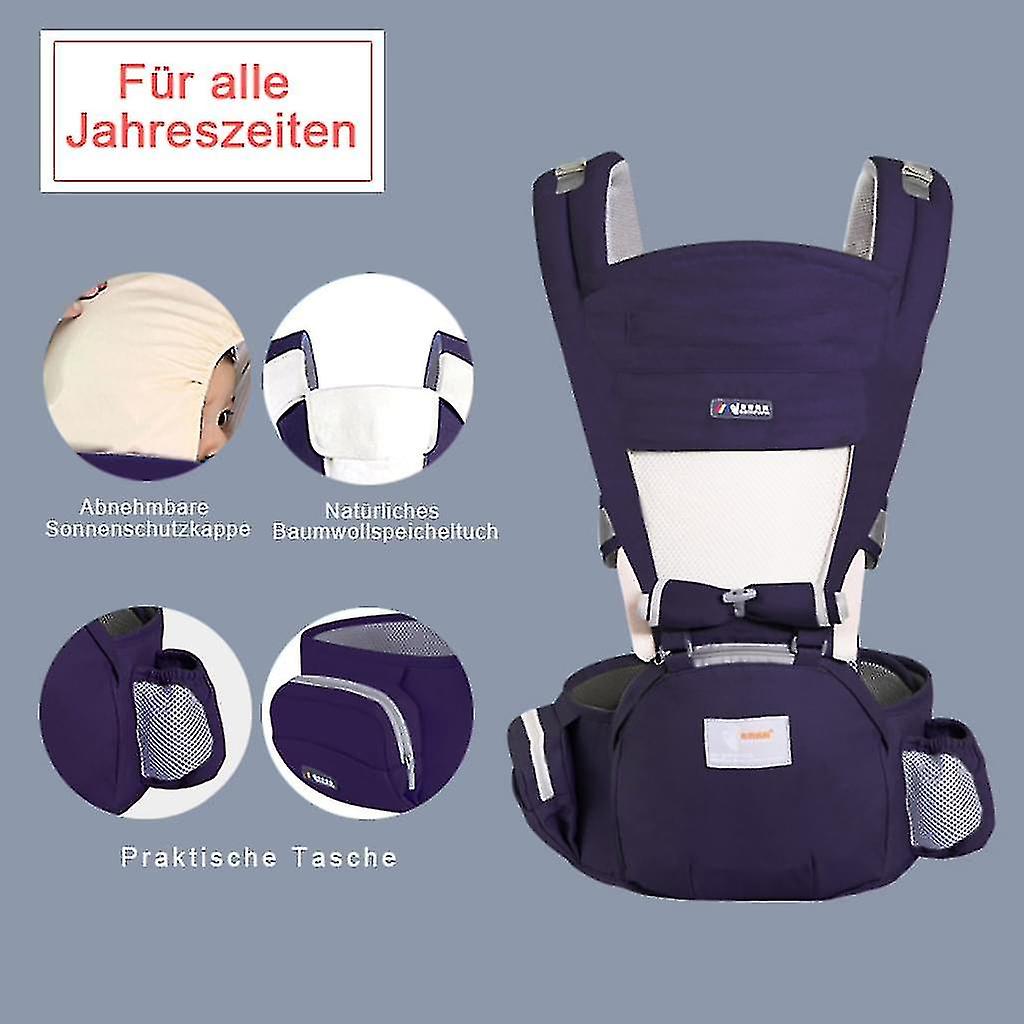 Baby Carriers,for Children,ergonomic Design For All Seasons,dark Blue
