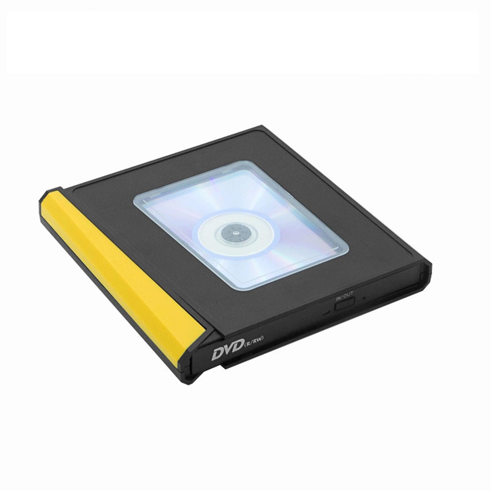 Transparent Usb3.0 Type-c Dvd Cd Optical Drive Burner Drive-free High-speed Read-write Recorder External Dvd-rw Player Writer Reader For Pc Laptop