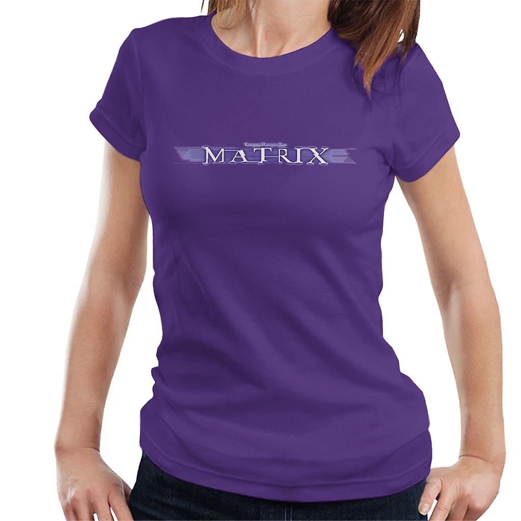 Het Matrix Purple Logo Dames T-Shirt