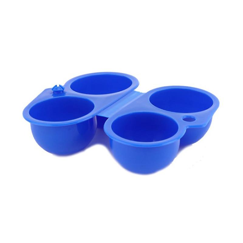 حاوية صندوق تخزين البيض حامل بيض بلاستيكي محمول للتخييم في الهواء الطلق