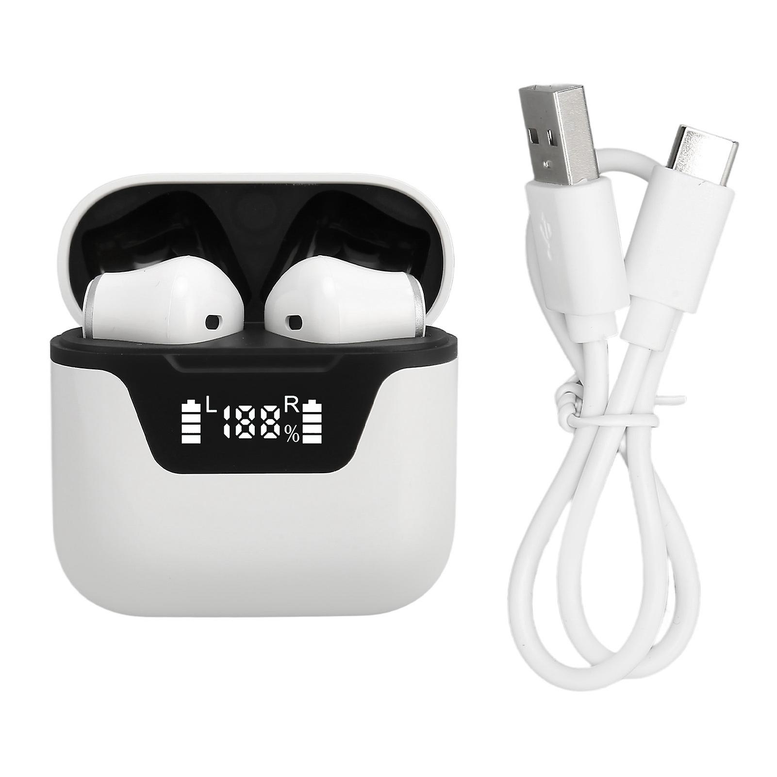 Language Translator Earbuds Bluetooth Support 144 Languages Translation Wireless Translator Earphone White