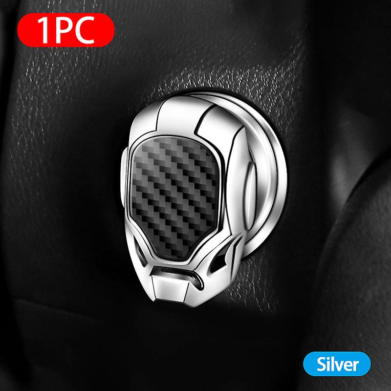 Car Engine Button Cover Universal Engine Ignition Start Stop Switch Decorative Push Button Cover Flip Up Lid Interior Parts