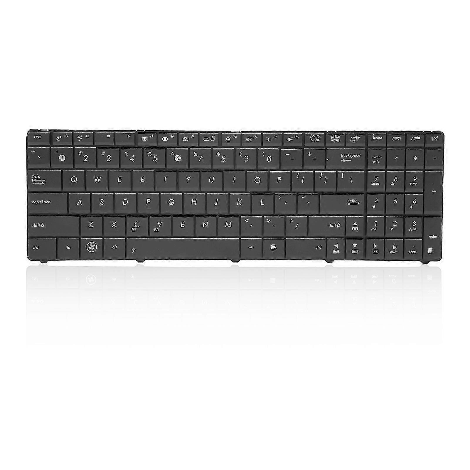 Replacement Keyboard 102 Keys Aluminum Alloy for ASUS X53U X54X A53U K53U K73T