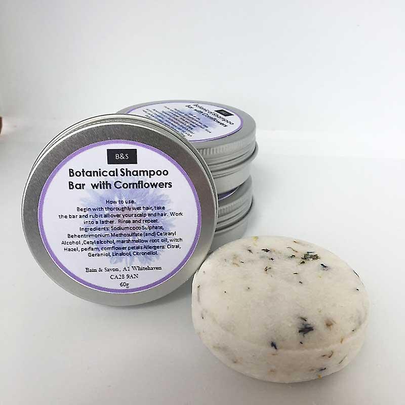 Botanical Shampoo Bar With Cornflowers & Marshmallow