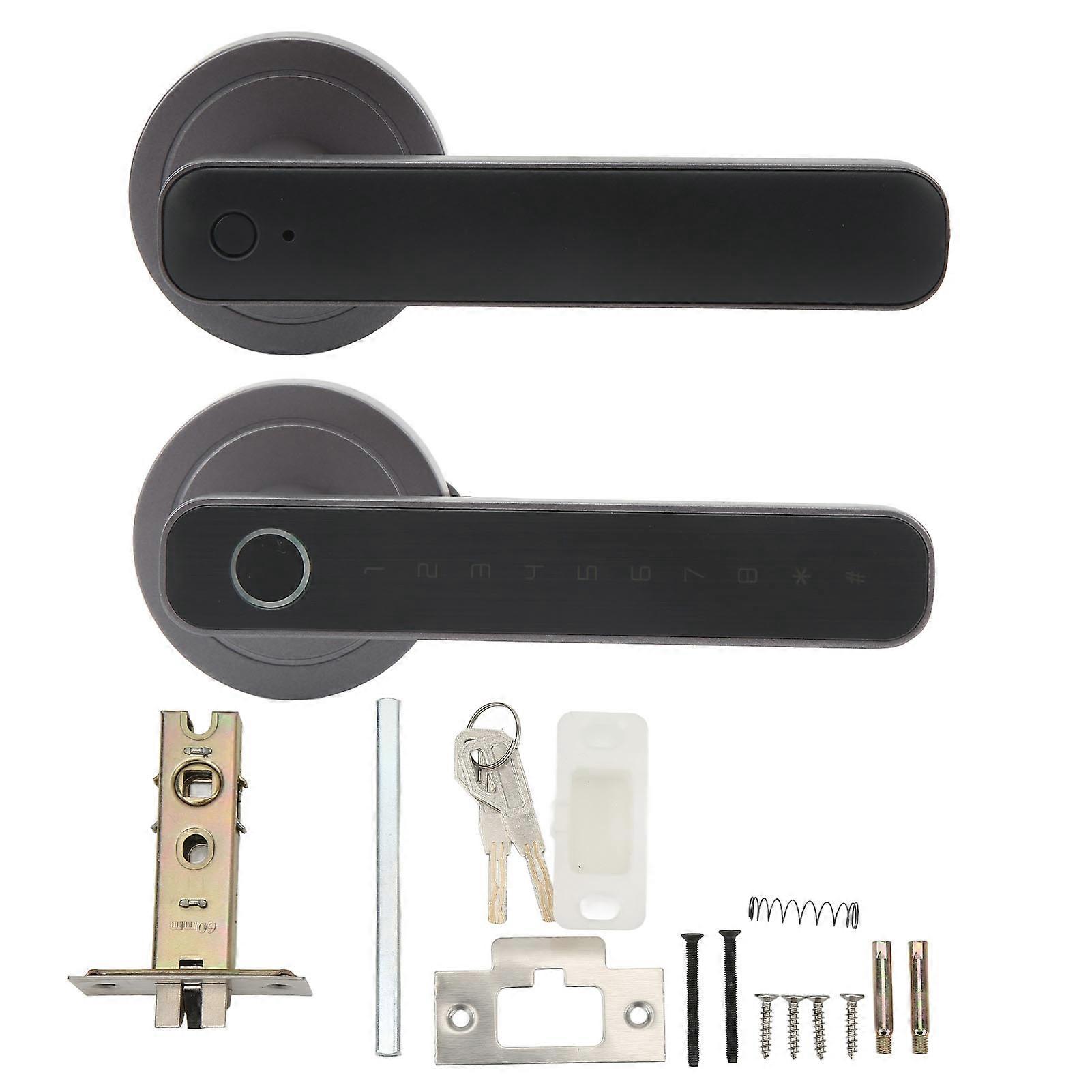 Keyless Fingerprint Smart Door Lock - Biometric Security with App Control & Virtual Password