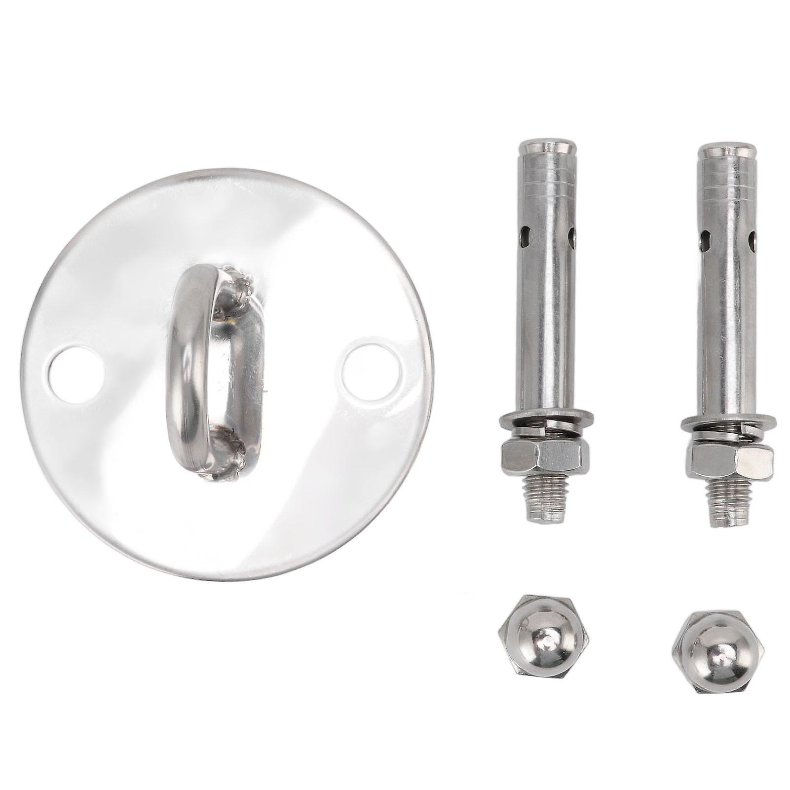 Fixed Pad Eye Plate U Shaped Ceiling Mount Hanger for Swimming Pool Lane Lines Hammock Swing Chair