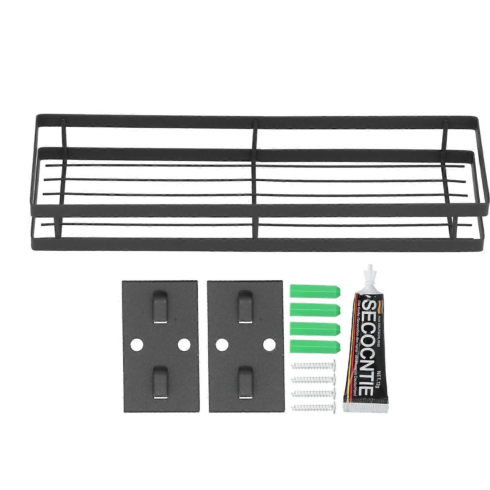 Iron Wall-Mounted Spice Rack for Kitchen Storage, 50cm