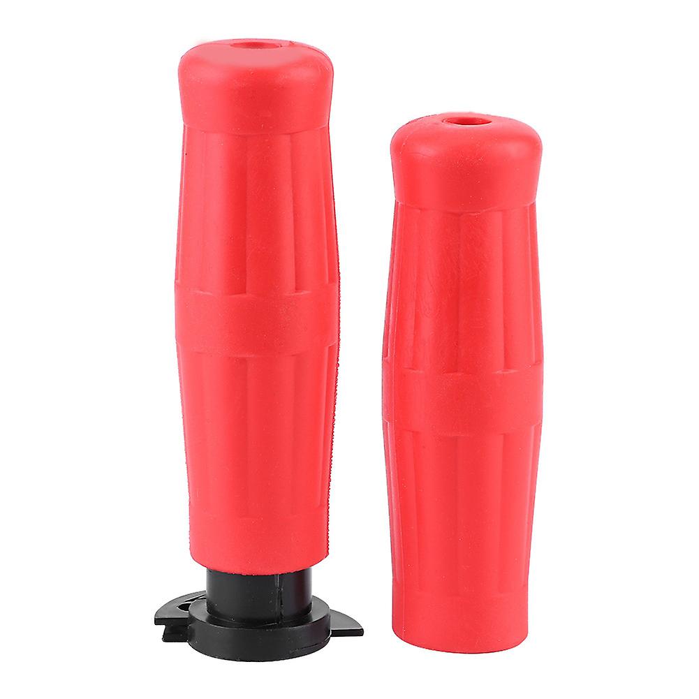 Motorcycle Handle Sleeve,2pcs 7/8in Vintage Rubber Throttle Handlebar Motorcycle Hand Grip World-Class Design