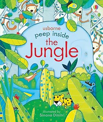 Peep Inside The Jungle by Anna Milbourne Board book Book