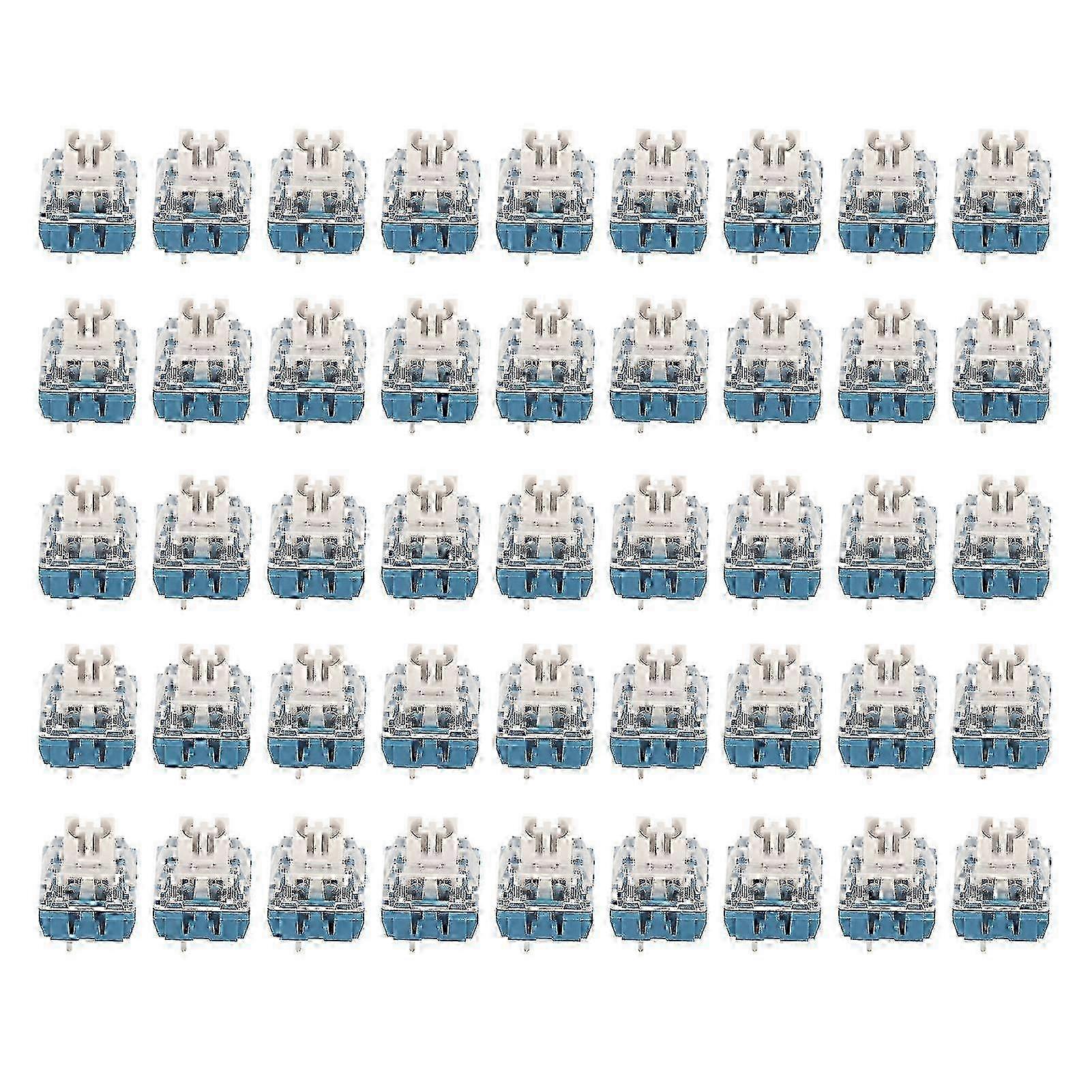 45pcs Linear Mechanical Keyboard Switches Backlight Waterproof Hot Swappable DIY Keyboard Switch for Computer Type 1