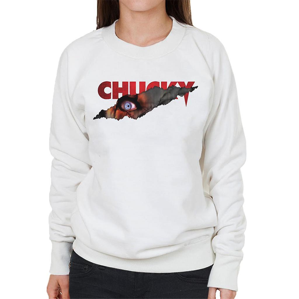 Chucky Menacing Eye Women's Sweatshirt
