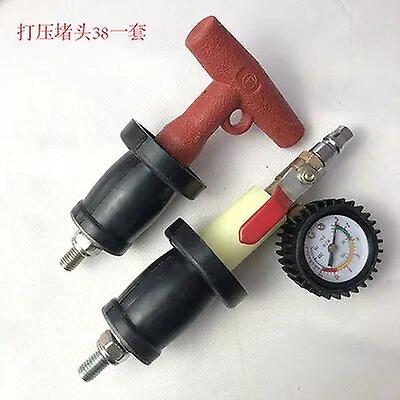 2pcs/Set Leak Test of Pressure Tube With Rubber Expansion Plug of Automobile Radiator Squeeze Squeeze Leak Detection Tool~65171