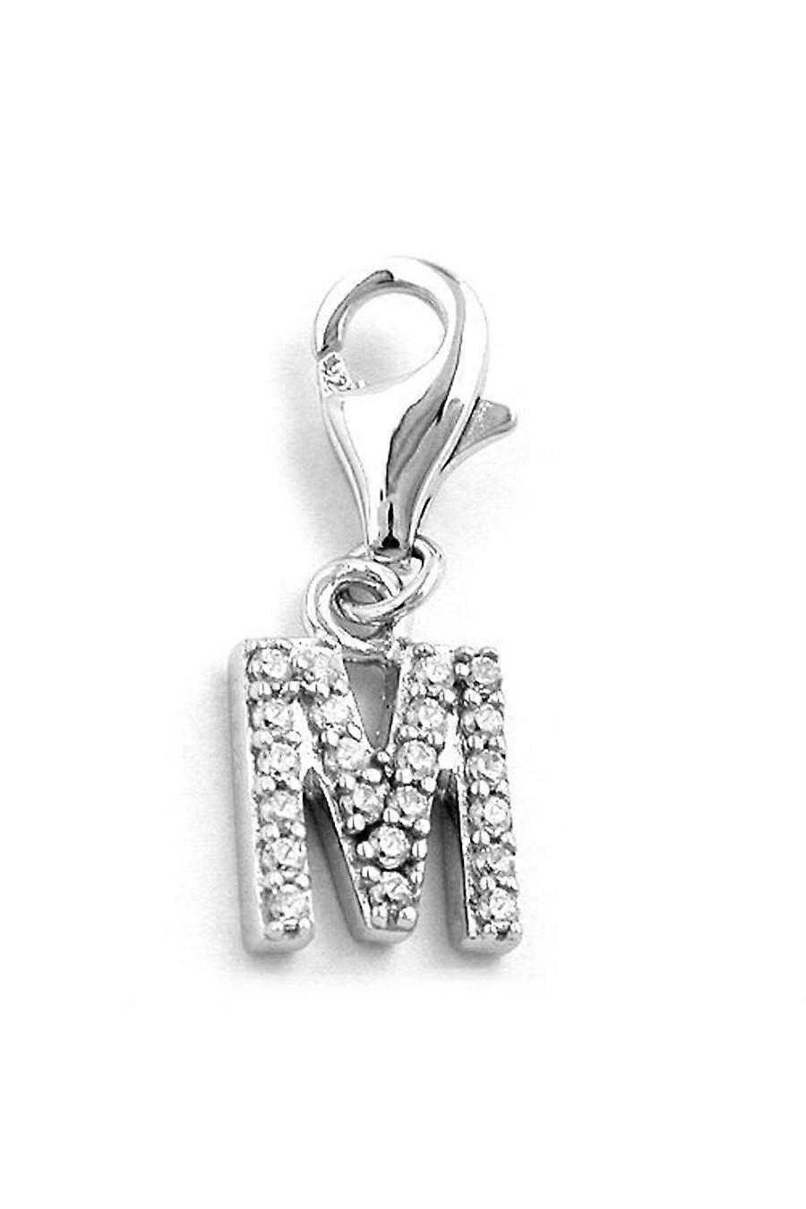 Pendant Charm Letter M Silver 925 - Gl90954