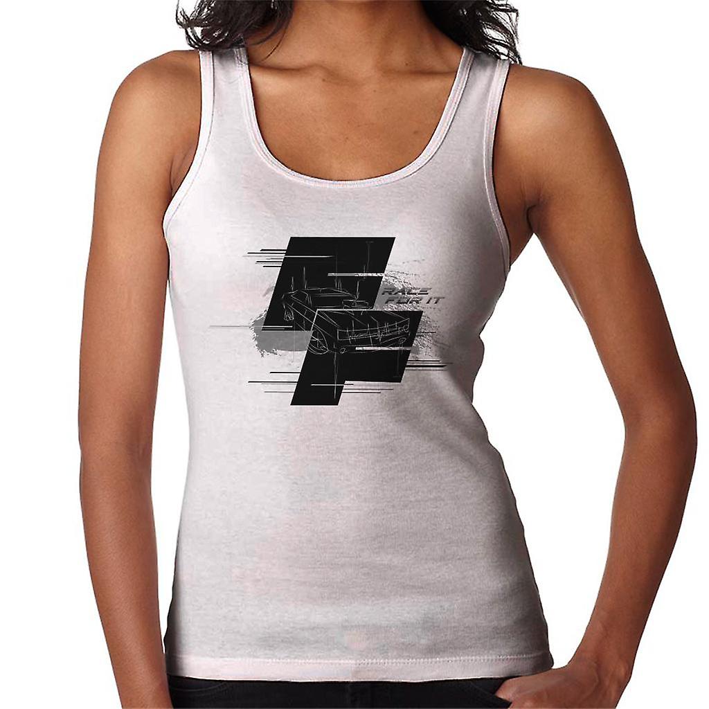 Fast and Furious Dodge Charger Race For It Montage Women's Vest