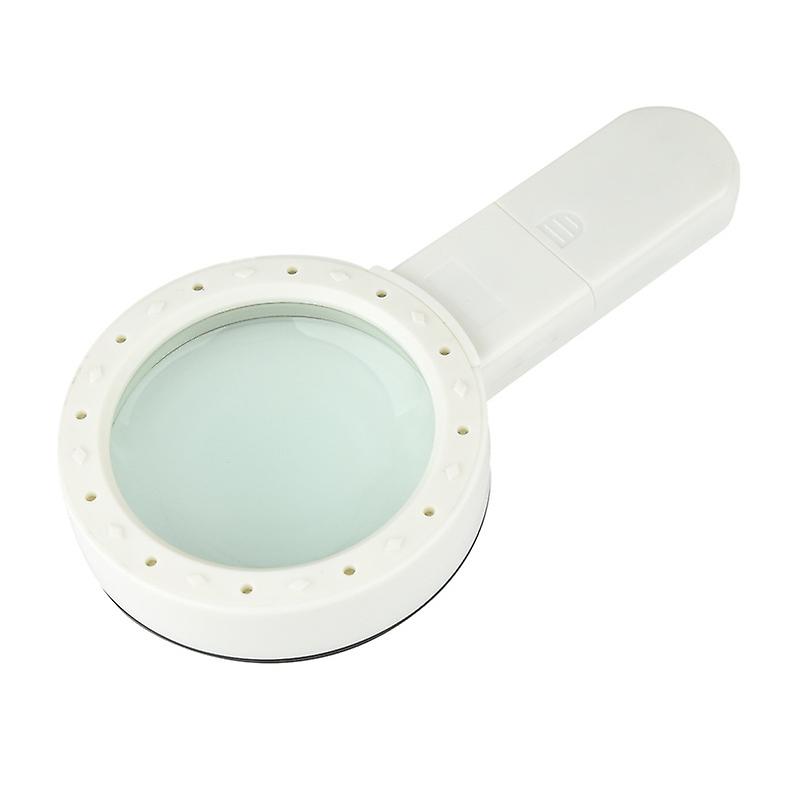 Round Magnifying Glass with LED Light Multifunctional HD Magnifying Glass for Children Adults