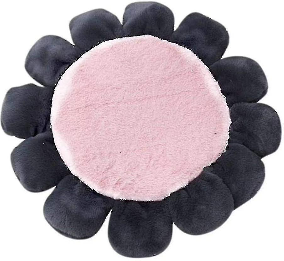 Pet bed, flower-shaped plush cat bed, warm cat nest, soft puppy pad, cat basket, round bed