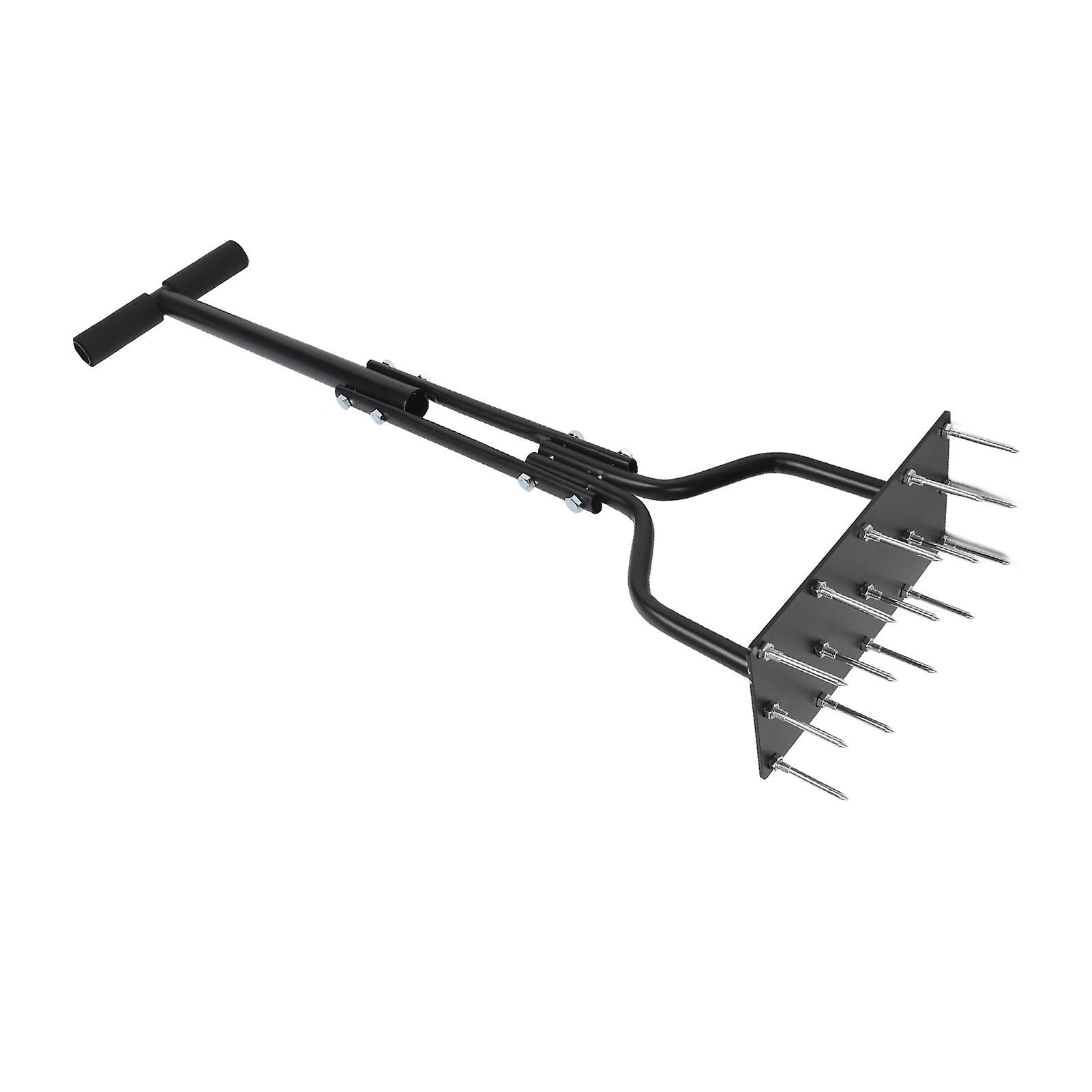 Lawn Aerator Professional Metal Rustproof Efficient Safe Manual Lawn Aerator Spike Tool for Yard Garden