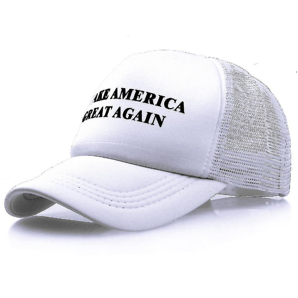 Mesh Summer Make America Great Again Print Trucker Caps Donald Trump Men Women High Quality Flat Bil