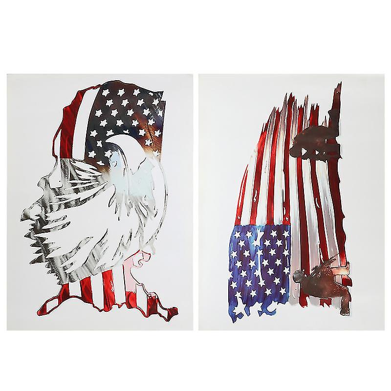 2pcs Independence Day Sticker
