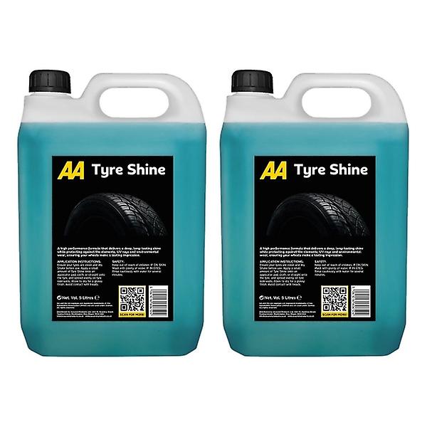 Tyre Shine 2 x 5L, High Performance Formula, Deep Shine, Tyre Shine AA