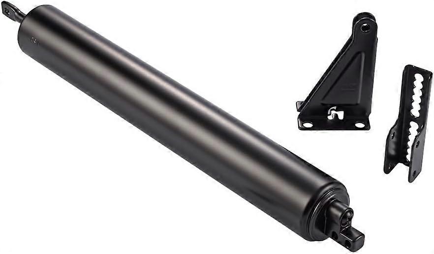 Pneumatic Lock for Screen Door, Black (1.25-2 Inches)