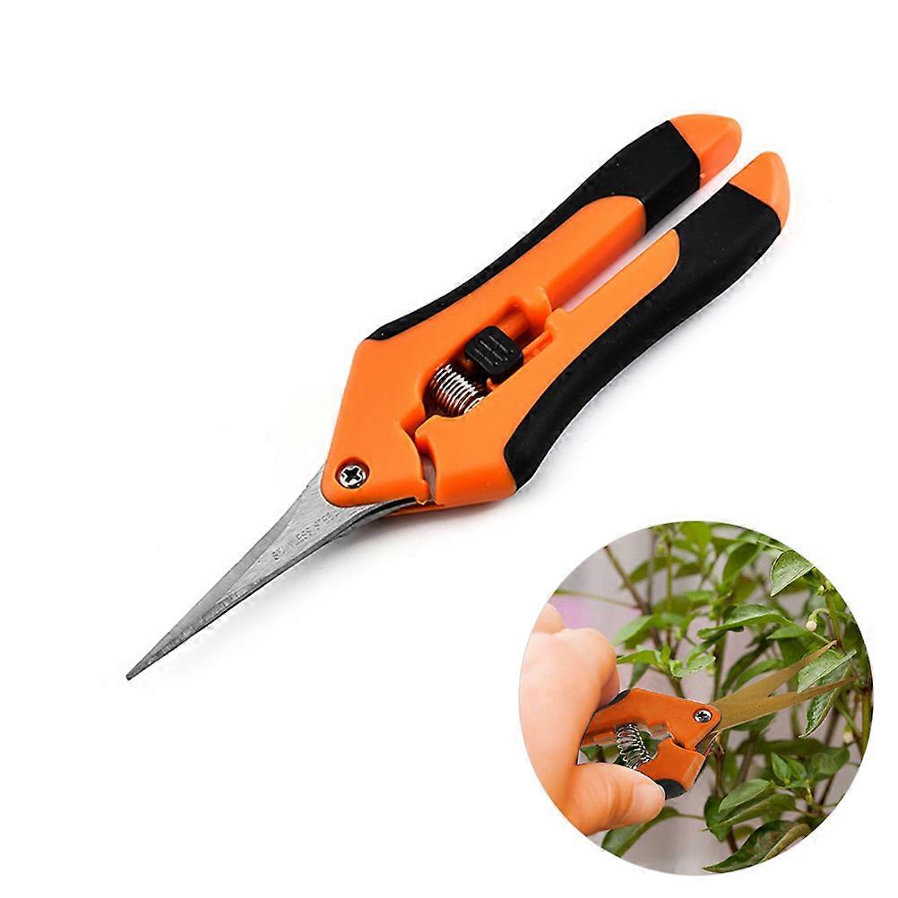 Spring Garden Scissors Garden Pruning Scissors Stainless Steel Pruning Tool