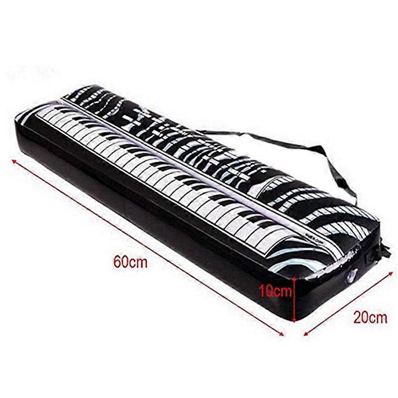 2pcs Inflatable Musical Instruments Inflatable Electronic Keyboards Music Props
