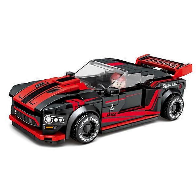 Creativo Velocità Campioni Passione Da Corsa Cobra Pull Back Auto Building Blocks Set Racer Vehicle Mattoni Modello Classico Giocattoli per Bambini