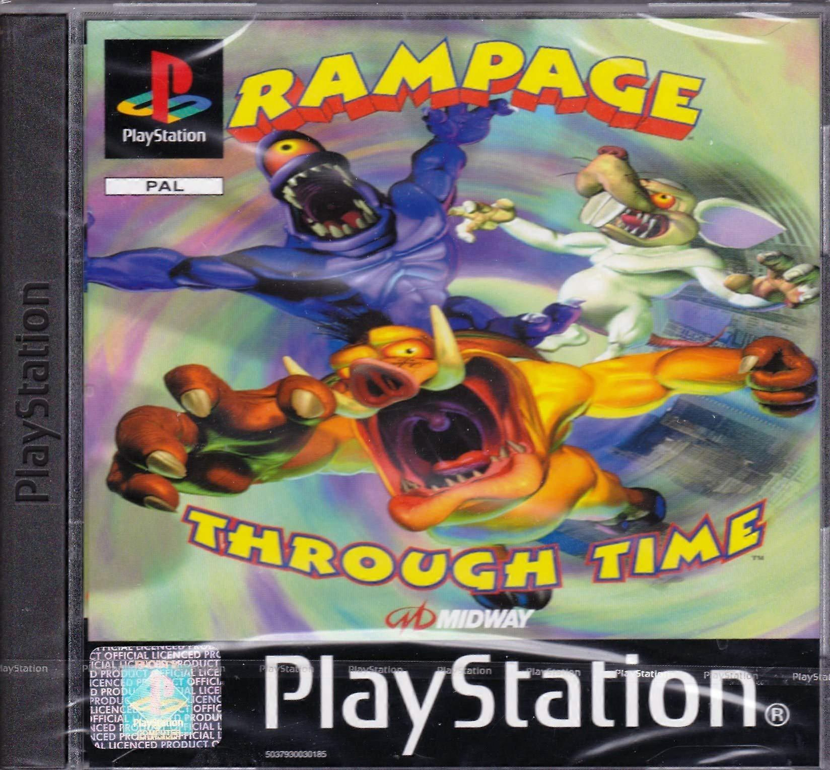Rampage Through Time  Game -  - PAL - New & Sealed