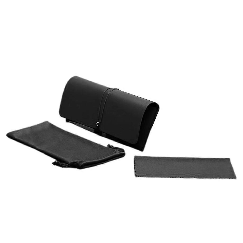 Leather Protective Case Glasses Case Eyewear Container Organizer for Outwork