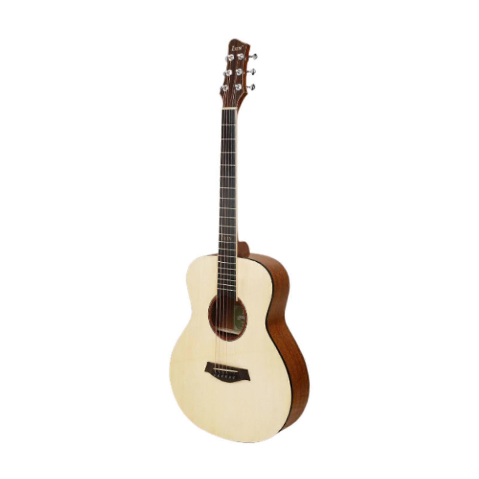 Klasická akustická gitara 37-palcová lesklá 6-strunová gitara na večierky Koncert Deti svetlohnedá