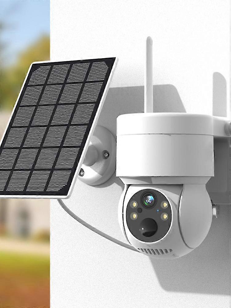 Wireless Camera Monitor - Hd Tilt And Pan Solar Energy 2 Million 2mp Video Surveillance