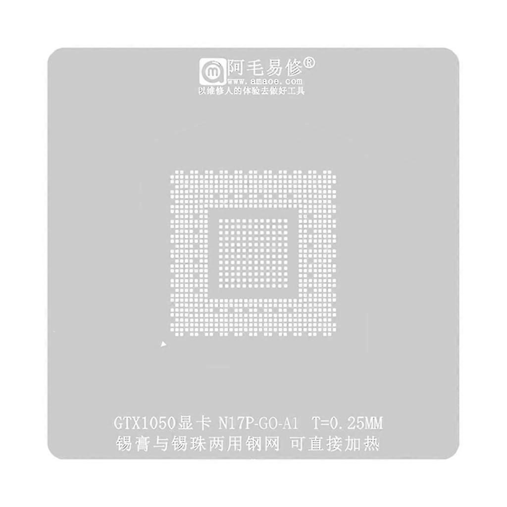 Bga Reballing Stencils N17p-g0-a1 Solder Ball Steel Template For Gtx1050