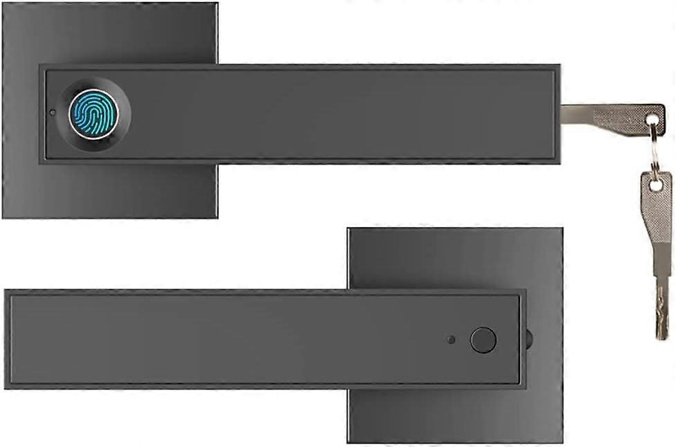 Electronic Smart Lock Dual Mode USB Charging Fingerprint Door Lock Security Biometric Handle Lock