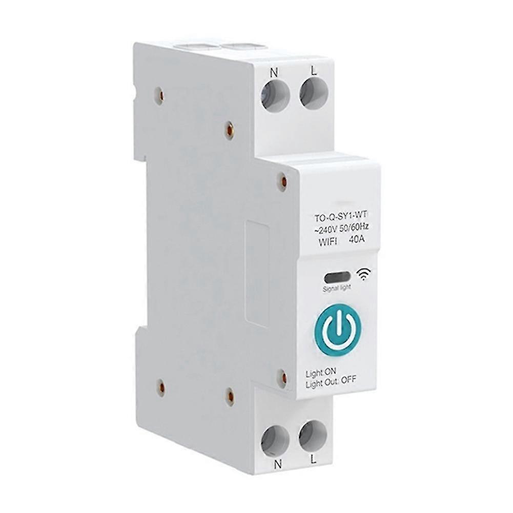 Interruttore Smart WiFi DAZZLEEX 25A 1P+N Per Domotica | Compatibile Tuya, Telecomando E Timer