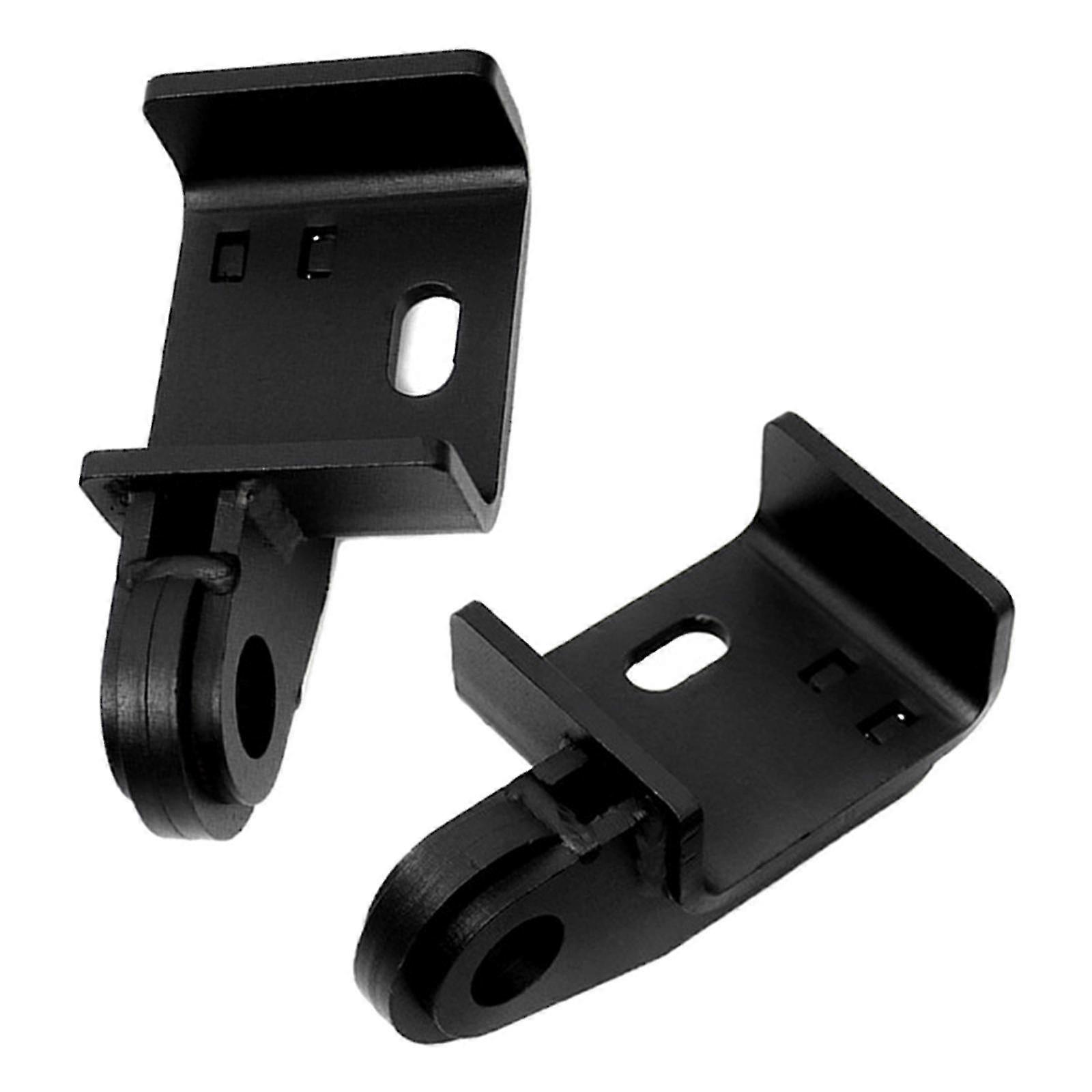 2Pcs auto front tow hook shackle bracket for replacement black