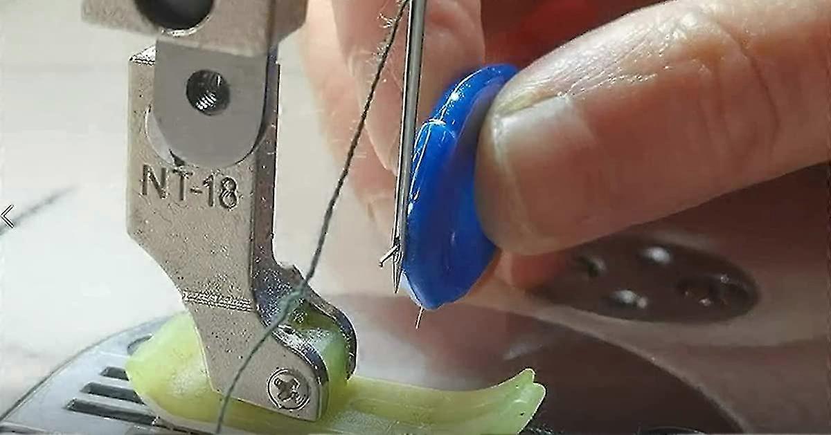 needle threader for sewing diy plastic yarn loop single needle threader hand tool sewing tool for sewing crafts (10 pieces)