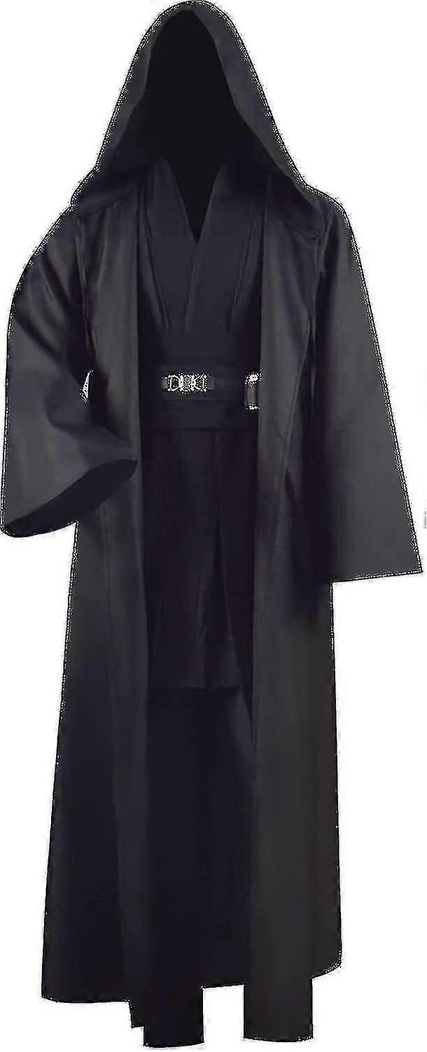 Adult Tunic Costume For Jedi Outfit Skywalker Costume Hooded Robe Cloak Set Uniform Versions Tw