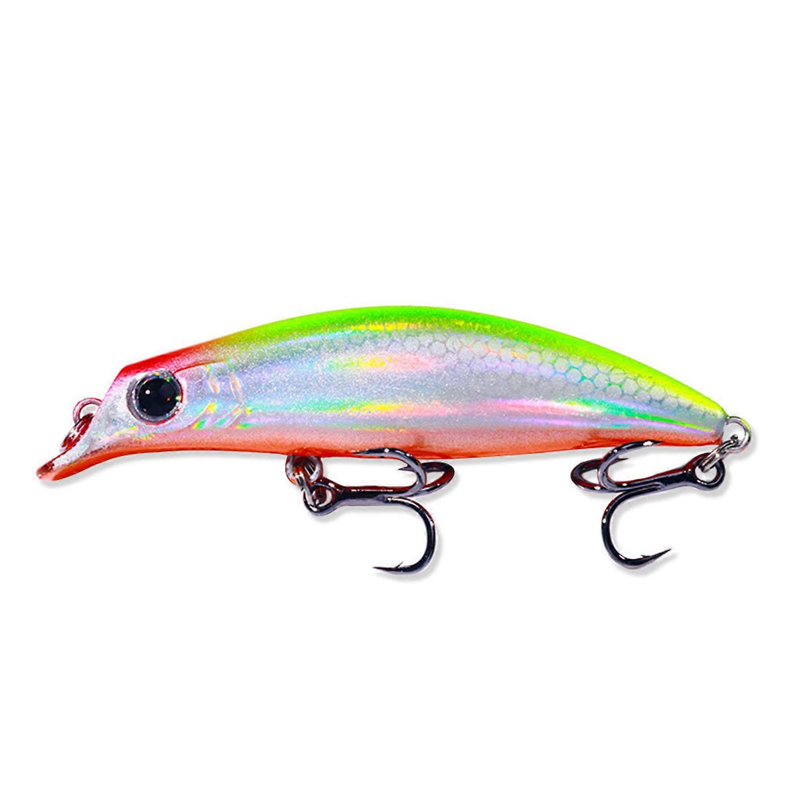 Pre-Rigged Topwater Fishing Lures Pencil Plopper with Treble Hook for Bass Trout Crappie Salmon