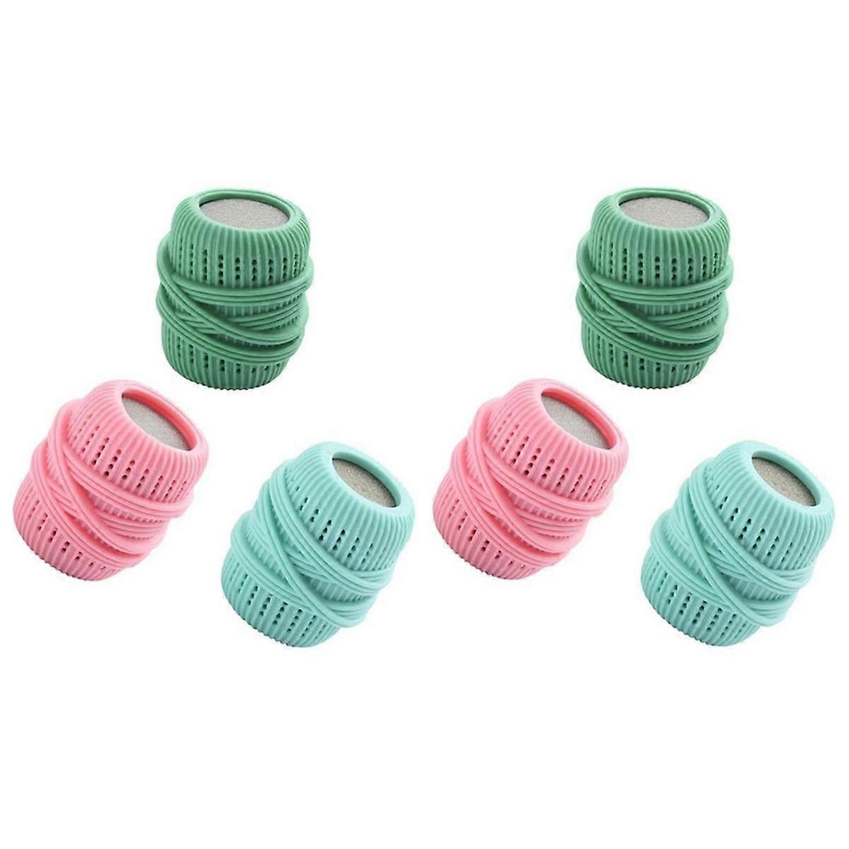6PCS Machine À Laver Boule De Linge Distributeur De Tissu Boule De Linge Tambour Machine À Laver Rembourrage