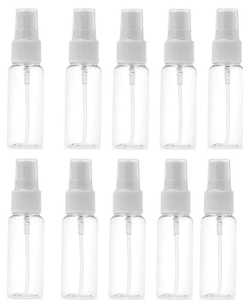 4pcs 50ml Pet Material Clear Plastic Spray Bottle With Nozzle For Dispensing