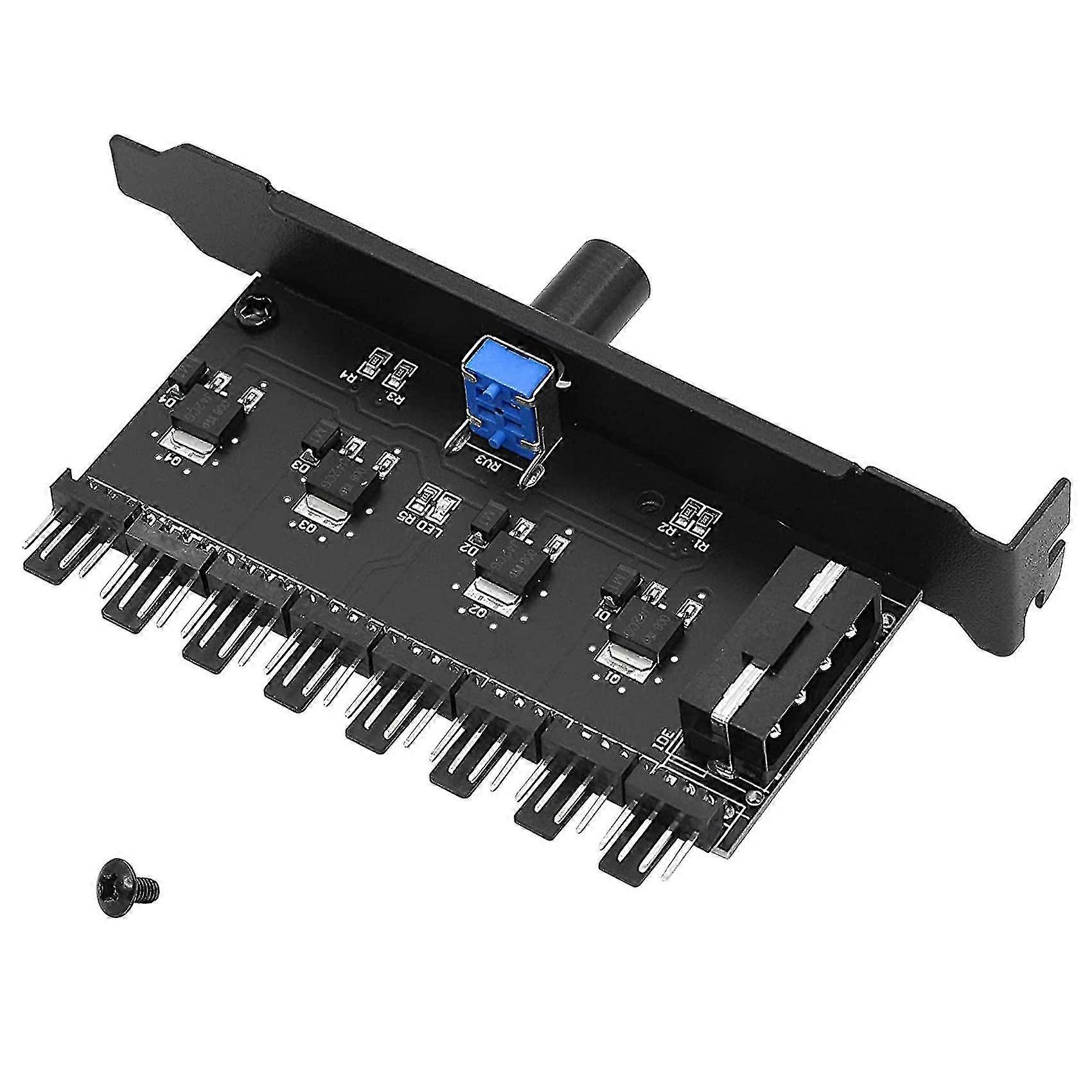 Cooling Fan Speed Controller For Cpu Case Hdd Vga Pwm Fan (4pin)