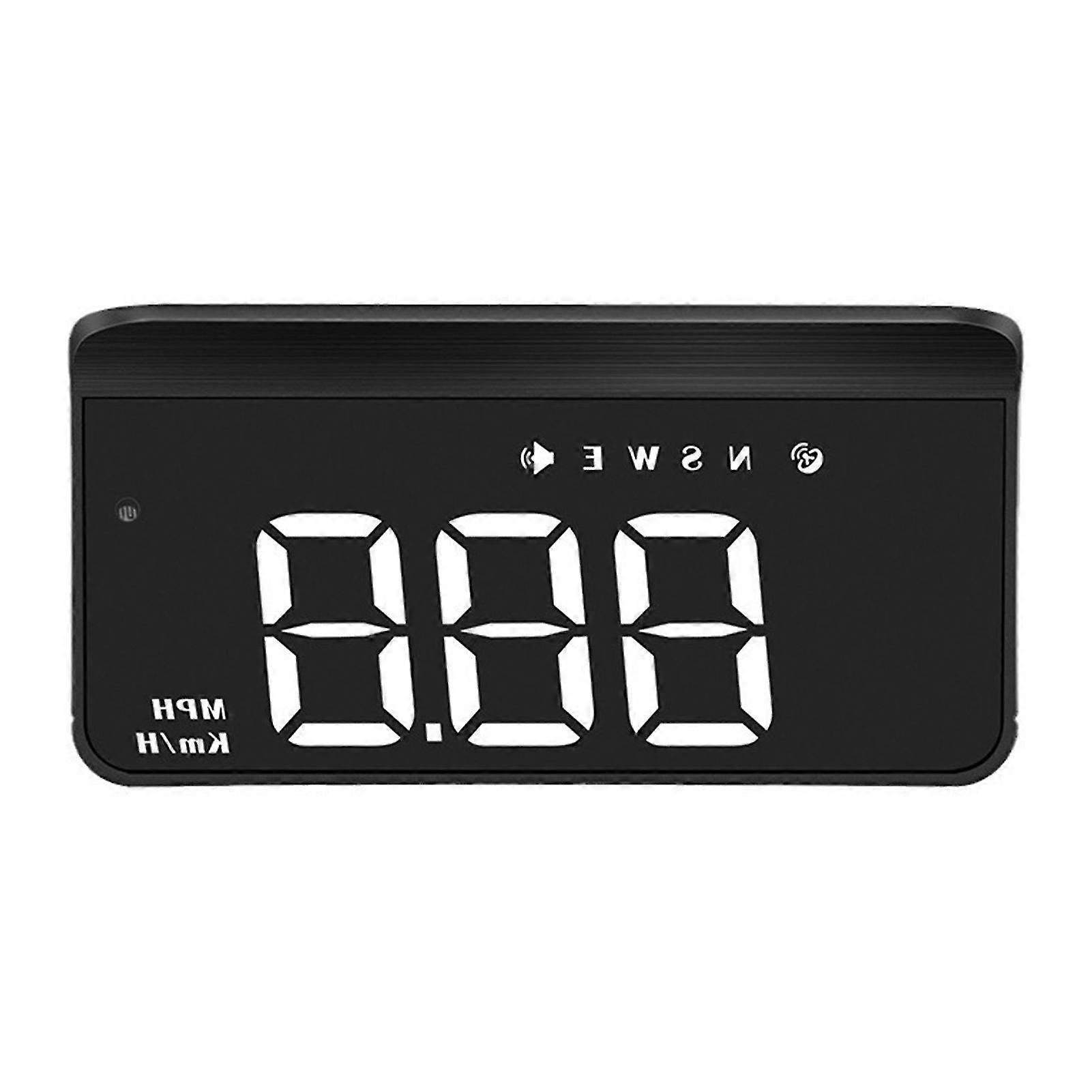Universal HUD Head-Up Display for Cars Digital Speedometer Smart Gauge with-Compass/Speed/Warnings Function