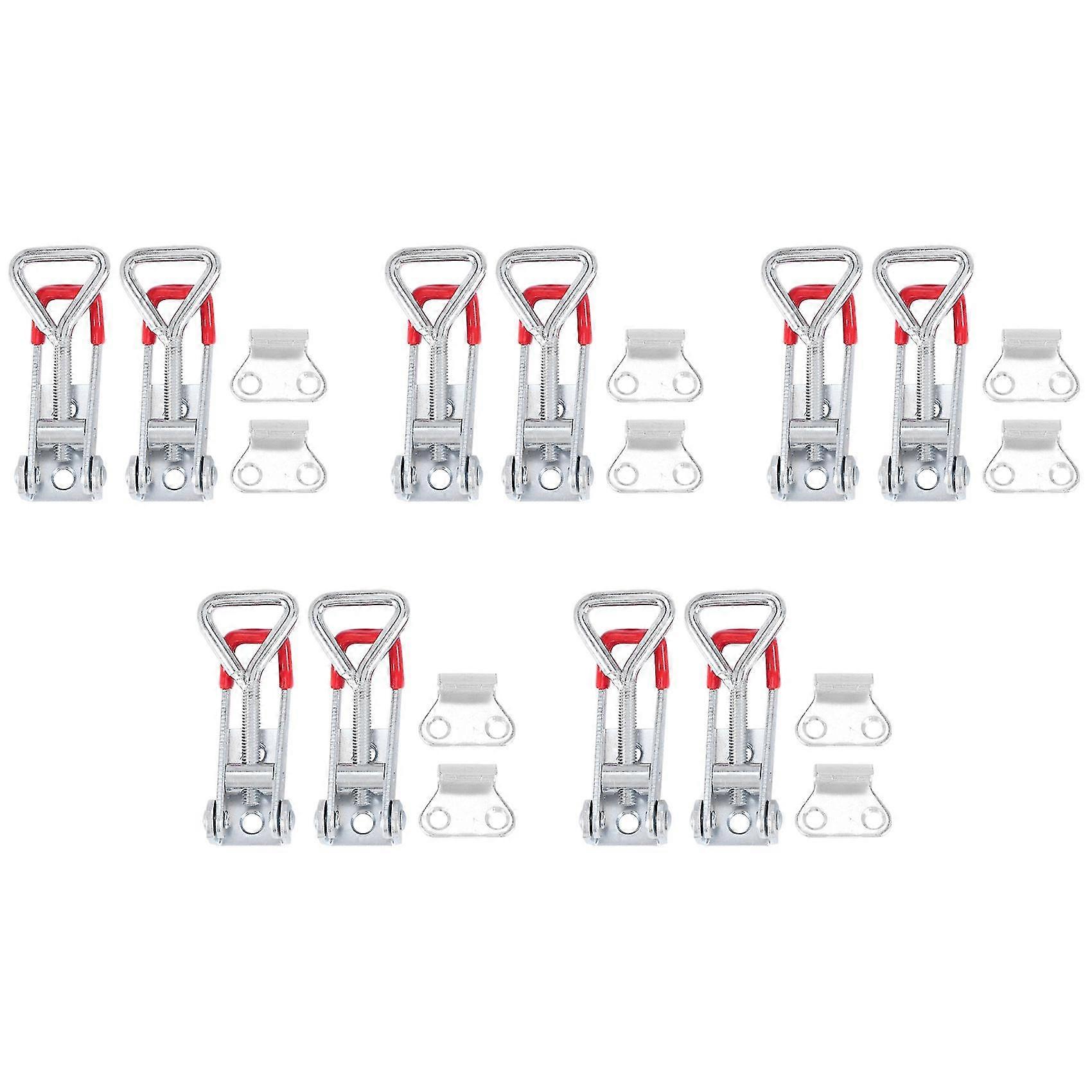 10 Pack Adjustable Toggle Latch Clamp 150kg Holding Capacity, 4001 Heavy Duty Quick Release Pull Lat