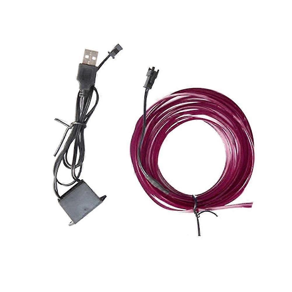 In-car Usb Car Led Without Brea Modificat (purple)