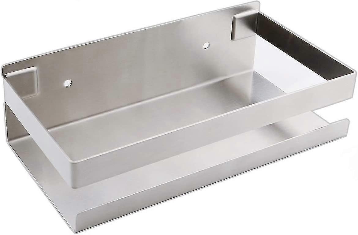 Bathroom Wall Shelf 20cm Modern Matte Black