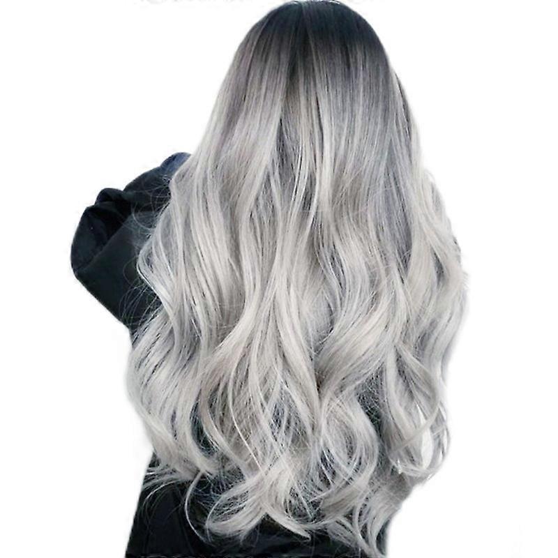 Wigs For Women,silver Grey Gradient Wig