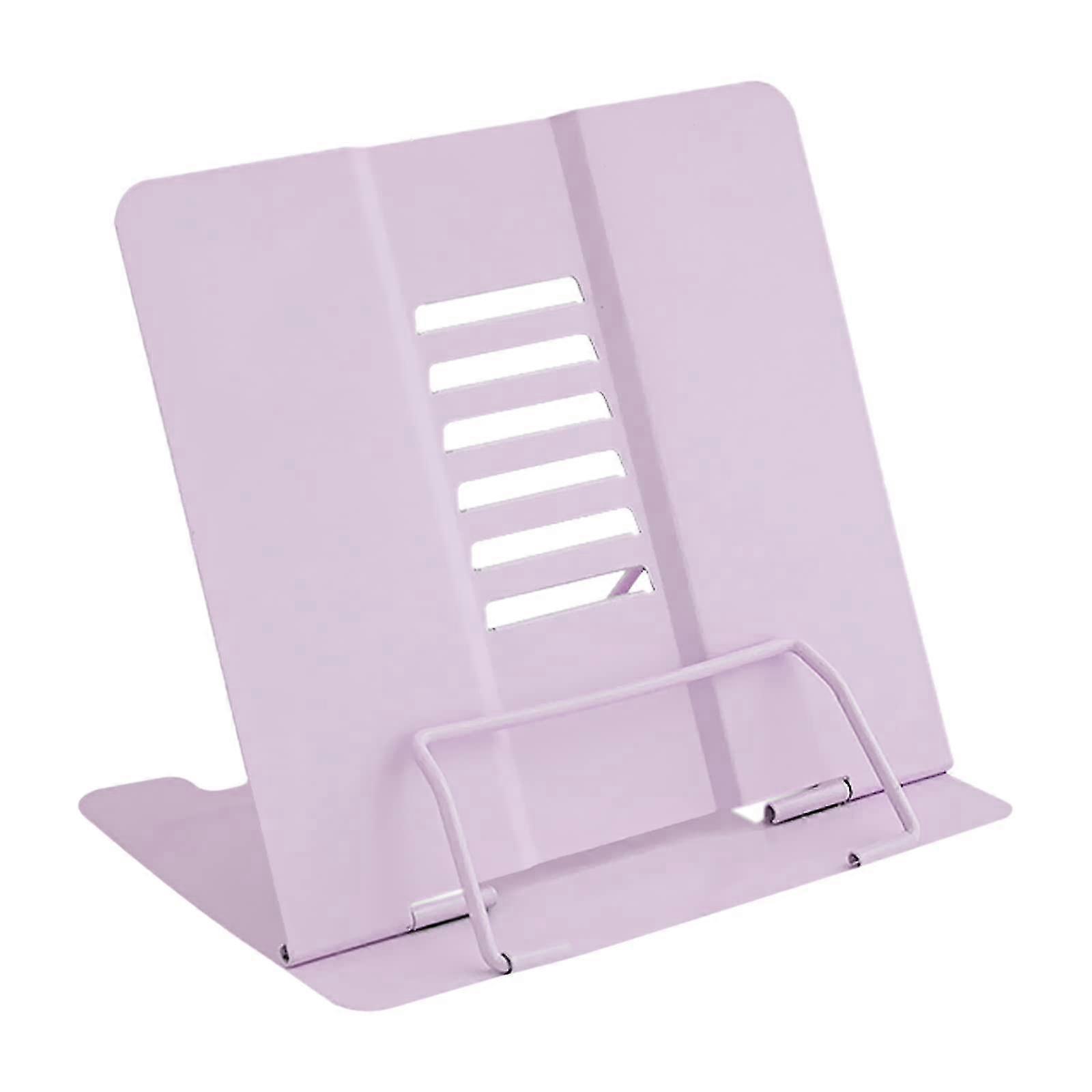 Book Stand Holder Stands For Reading, Multifunctional Metal Reading Rack, Adjustable Angle, Correct Sitting (green)